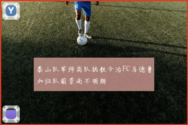 泰山队军师离队执教今治FC马德鲁加归队前景尚不明朗